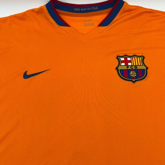 Ronaldinho #10 Barcelona 2006/2007 Away ORIGINAL Nike Rare Soccer Jersey (XL) - Picture 7 of 9